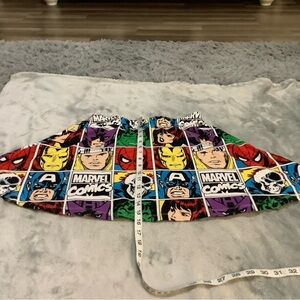 Marvel Comics Skirt with Superhero Print